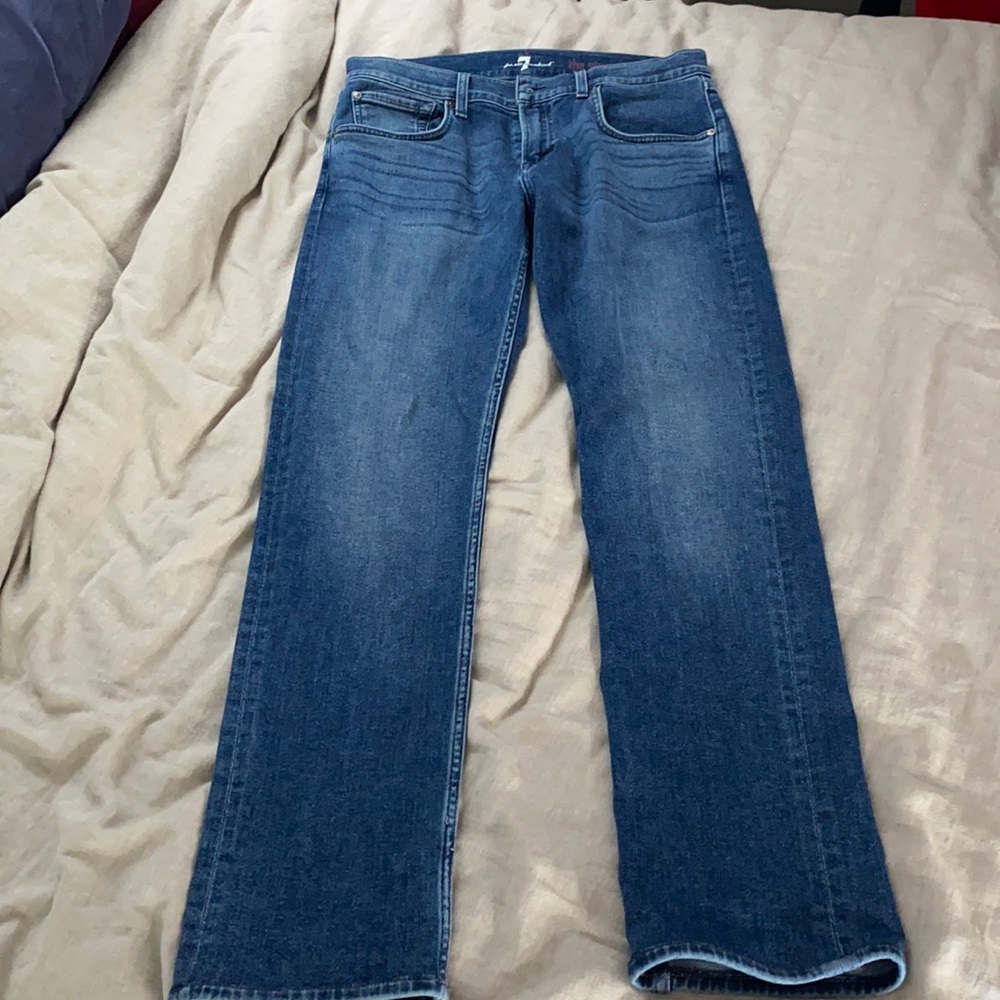 7 for all mankind, Straight Cut Blue jeans